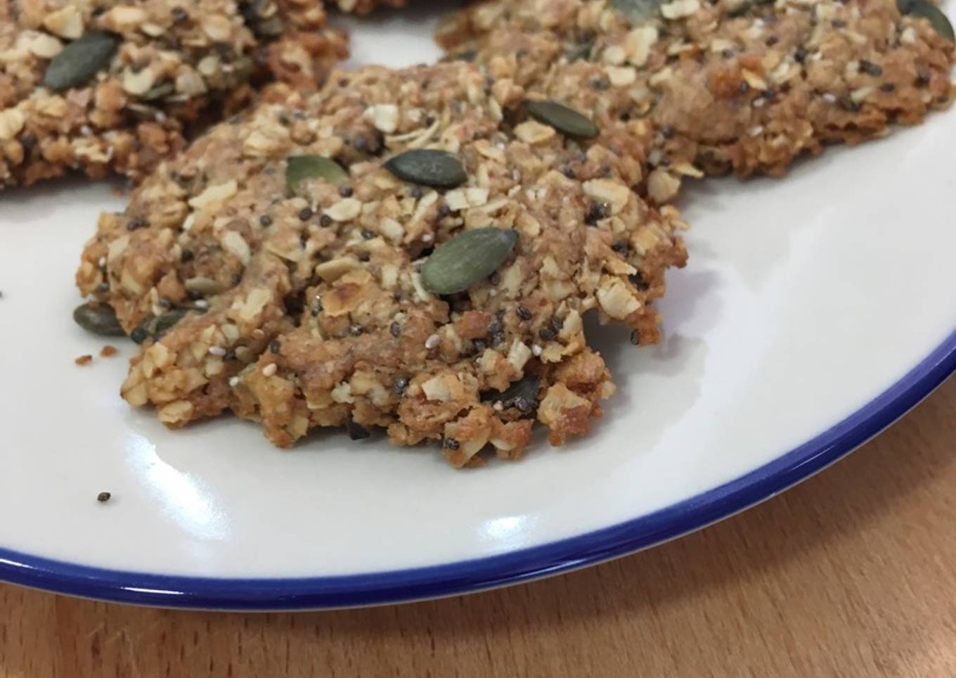 Galletas de avena y semillas