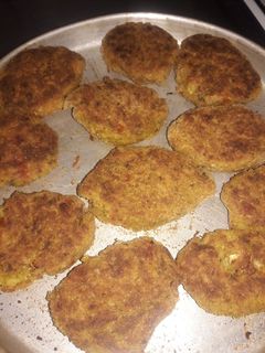 Una foto de Croquetas de Arroz Integral y filet de Merluza