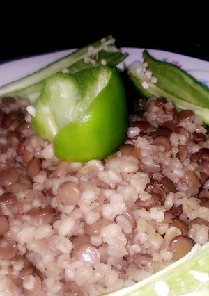 صورة لوصفة مجدرة البرغل طيبة 😋