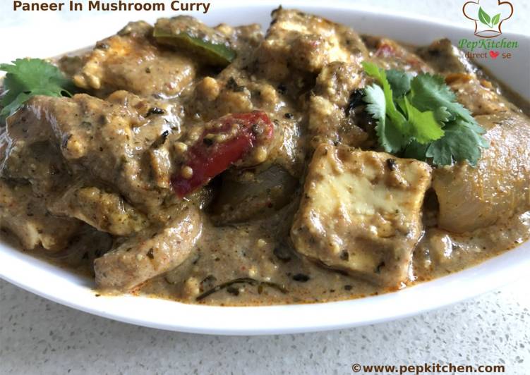 How to Make Recipe of Paneer In Mushroom Curry