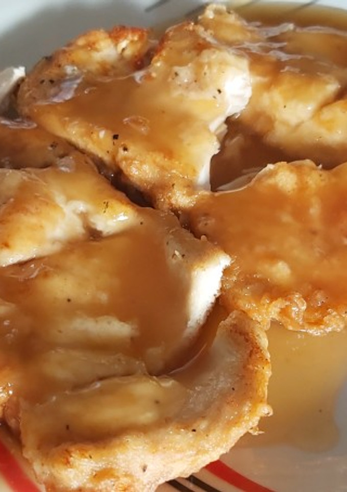 Una foto de Pechugas con salsa de limón
