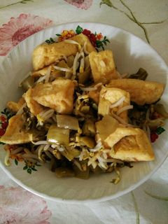 Foto resep Tumis Tahu Sayur Asin