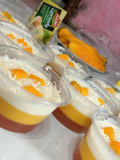 Foto resep Puding mangga vla keju