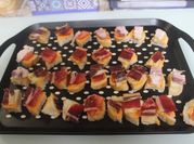 Una foto de tocino de jamón