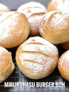 Foto resep Mirukuhasu Burger Bun- overnight dough