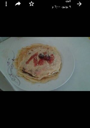 صورة لوصفة كريب طبقات