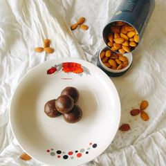 A picture of RAGI LADOO With JAGGERY (Rich High protein Finger millet Ladoo).