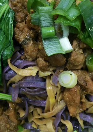 Foto resep Mie Ayam Abang Abang Gerobak Biru