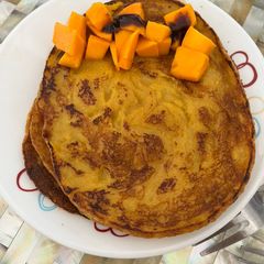 A picture of Mango Pancakes.