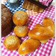 Hot dog & hamburger buns (1x proofing)