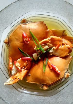 Foto resep Kepiting kuah jahe sereh