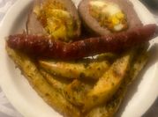 Una foto de colita de cuadril rellena con perejil