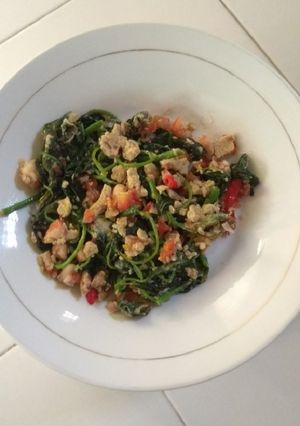 Foto resep Orak arik telur bayam