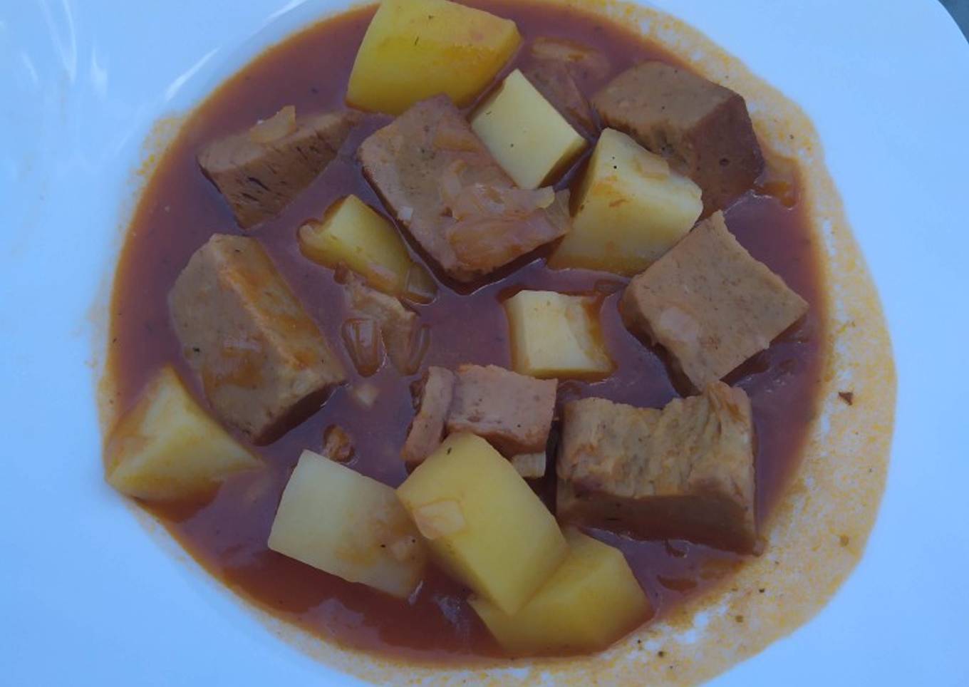 Seitán guisado