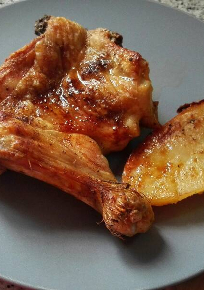 Una foto de Pollo al horno