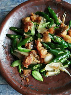 Foto resep Oseng ikan asin jambal cabe ijo