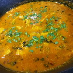 A picture of Besni paneer ka salan.