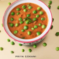 A picture of Green Peas Masala Restaurant Style...Quick and easy.