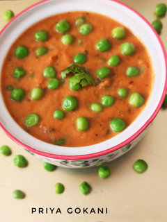 A picture of Green Peas Masala Restaurant Style...Quick and easy.