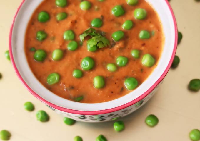 Green Peas Masala Restaurant Style...Quick and easy