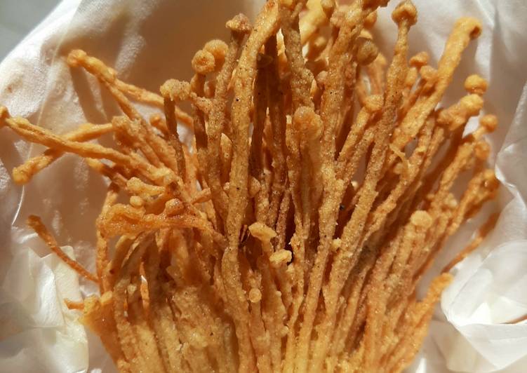 Langkah Mudah untuk Membuat Enoki Crispy, Lezat Sekali