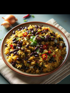 Una foto de Gallo pinto Tico