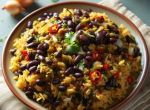 Una foto de Gallo pinto Tico