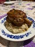 Risotto con lo stinco di maiale