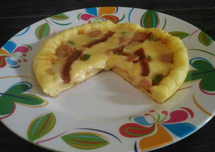 Homemade pizza (no oven)