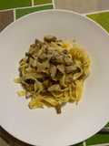 Tagliatelle ai funghi porcini e finferli