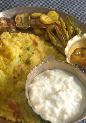 ভোগের থালি খিচুড়ি পায়েস    (Bhoger khichuri payesh recipe in Bengali) রেসিপির প্রধান ছবি