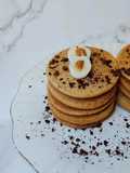 Panquecas de batata doce e café