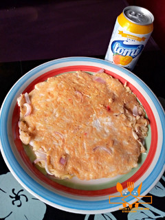 A picture of Fried indomie.