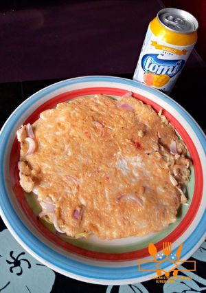 A picture of Fried indomie.