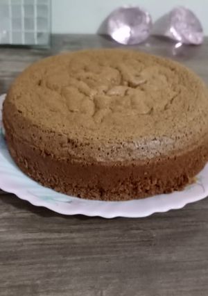 A picture of One pound chocolate sponge.