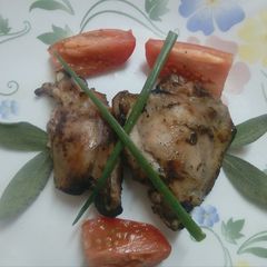 A picture of Barbeque chicken# chicken contest.
