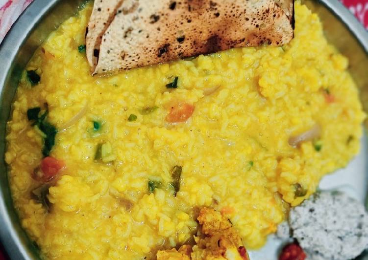 Moong dal khichdi