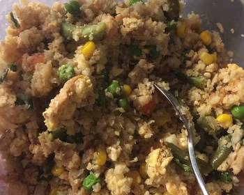 Unique Cuisine Cauliflower fried rice Practical Delicious