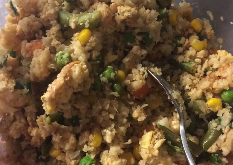 Easiest Way to Make Homemade Cauliflower fried rice