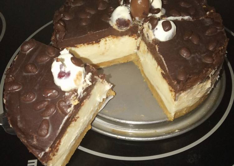 Tarta dos chocolates fácil