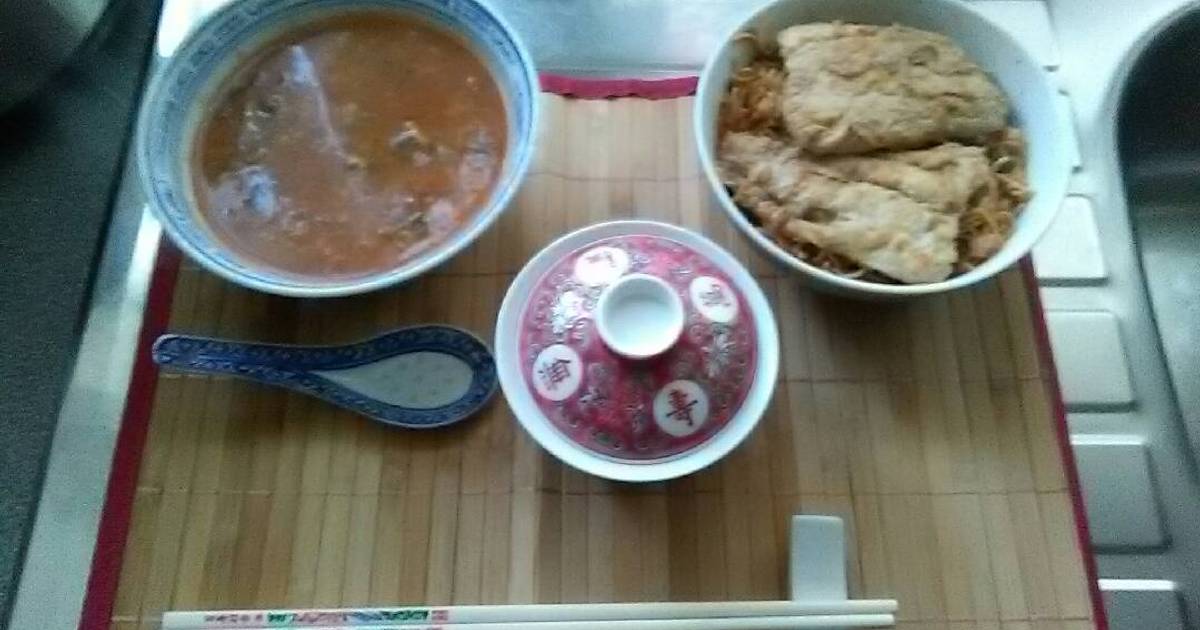 Japanese poach smoke haddock fillets in sho chiku Bai sake Recipe by