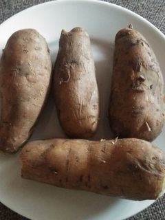 Hình của món Khoai lang luộc.