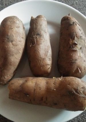 Hình của món Khoai lang luộc.