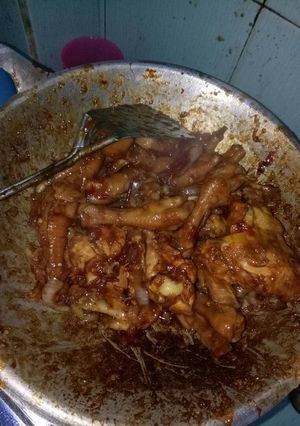 Foto resep Sayap ceker kecap pedas