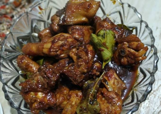 Langkah Mudah untuk Menyiapkan Ayam bumbu rujak yang Bikin Ngiler