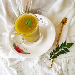 A picture of OIL FREE DRUMSTICK SOUP (MORINGA SOUP) 😋.