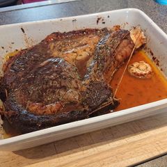 A picture of Roasted Rib on the Bone.