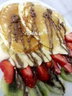 صورة لوصفة بان كيك 😍