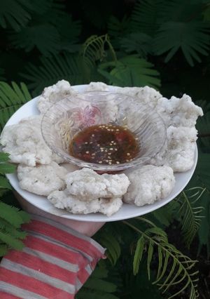 Foto resep Cireng krispi dengan sambel rujak
