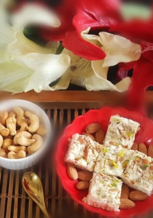 বেকড বরফি(baked burfi recipe in Bengali) রেসিপির প্রধান ছবি